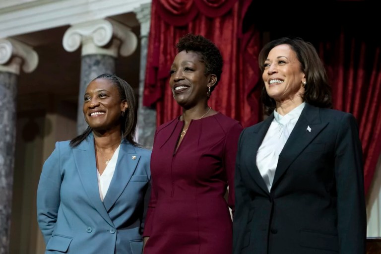 The seven people who make up Harris’s inner circle