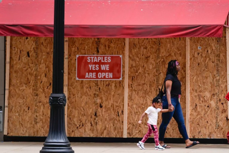 Which party has the violence problem again?