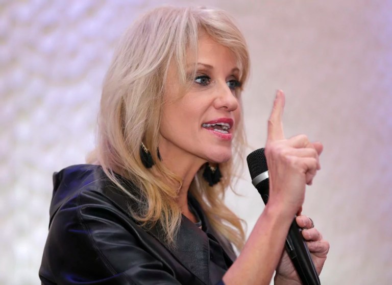 Kellyanne Conway presses Trump for ‘fewer insults’ in bid for ‘winning formula’
