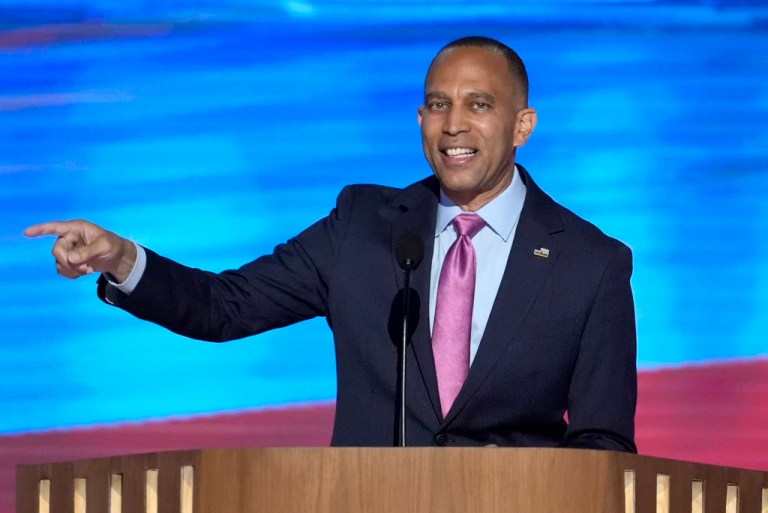 Jeffries compares Trump to ‘old boyfriend’ who ‘won’t go away’