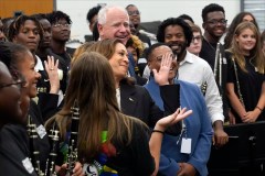Fact-checking Kamala Harris’s first interview as a presidential candidate