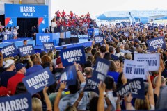 Three battleground states shift within reach for Harris after campaign reset
