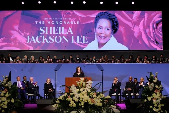 Harris takes up ‘consoler in chief’ mantle to eulogize Sheila Jackson Lee