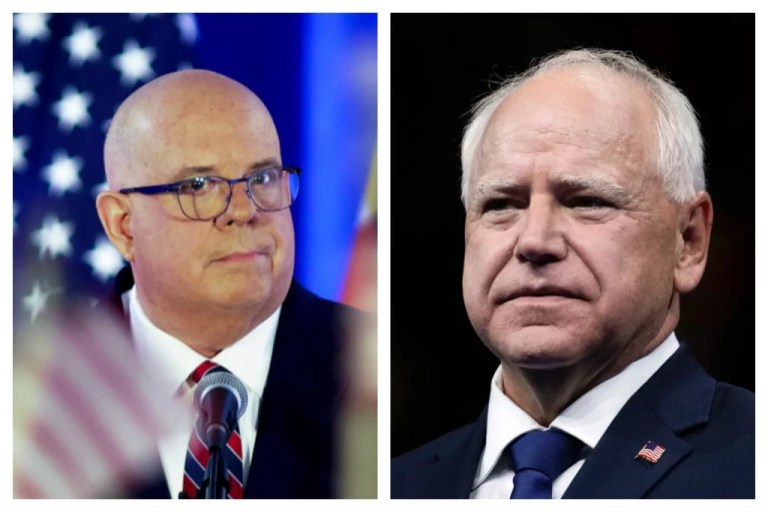 Larry Hogan, a centrist Republican, says Tim Walz is no centrist Democrat