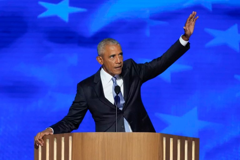 Obama shines spotlight on Harris at DNC: ‘Yes she can!’