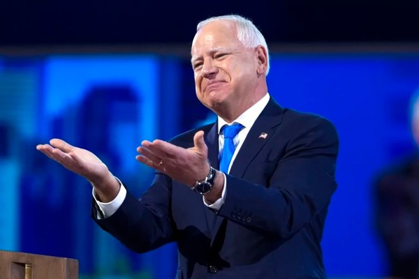Tim Walz makes case for Harris and himself in high school pep rally-style DNC speech