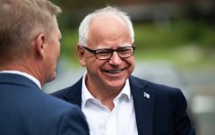 Tim Walz worried about corporate power. He still took their checks