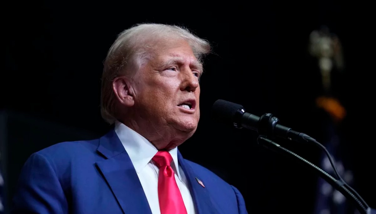 Trump calls Harris 'crazy' and mocks her laugh during speech on economy