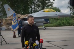Ukrainian president fires air force commander after fatal F-16 crash