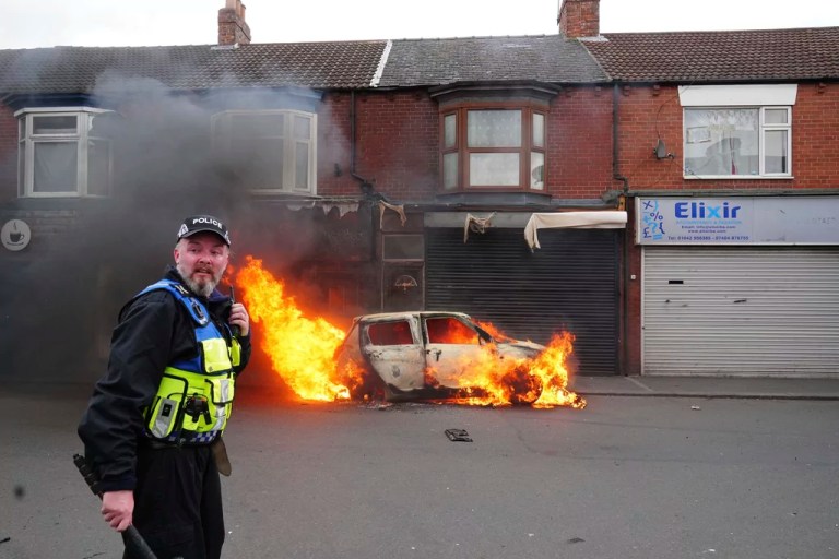 What’s going on with the riots in England?
