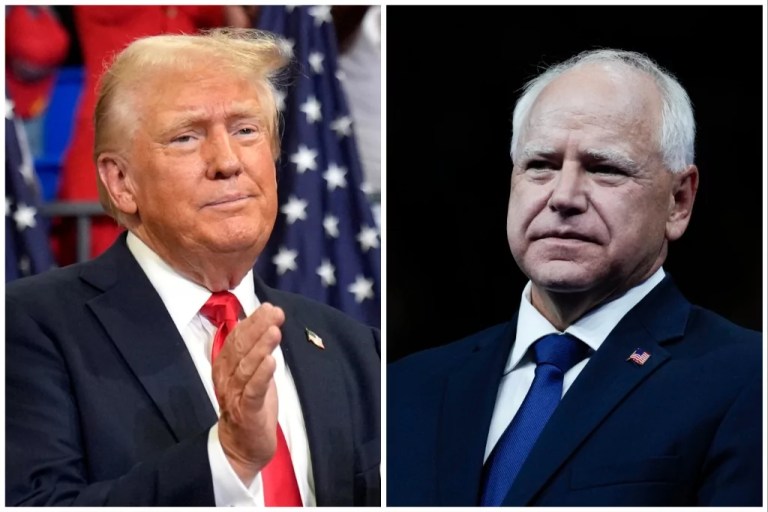 Trump ‘can’t believe’ Harris chose Walz to be running mate: ‘Could not be more thrilled’