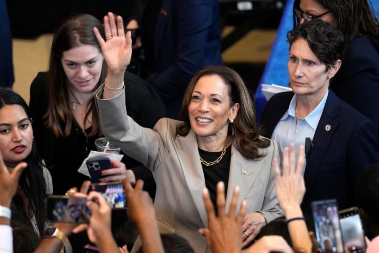 Harris looks to shift blame for Biden-era inflation away from government
