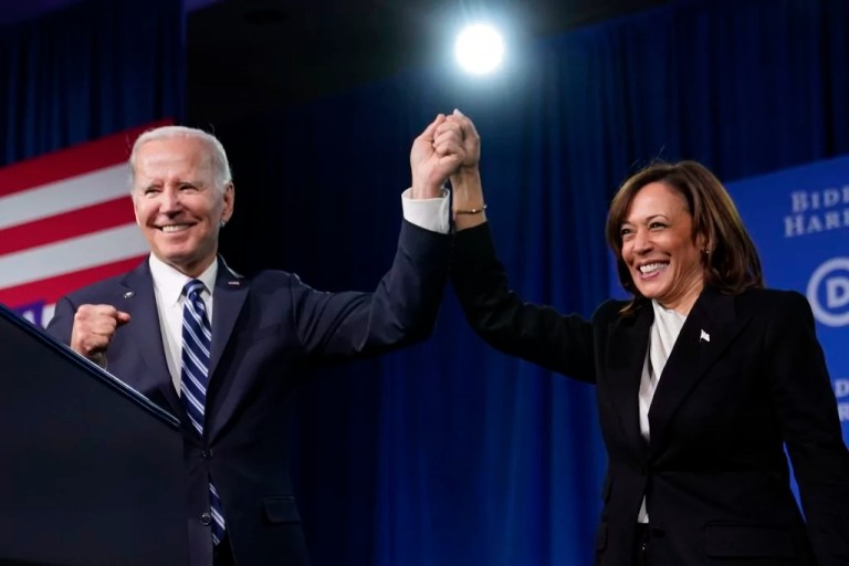 Kamala Harris seeks to unburden herself of Biden record