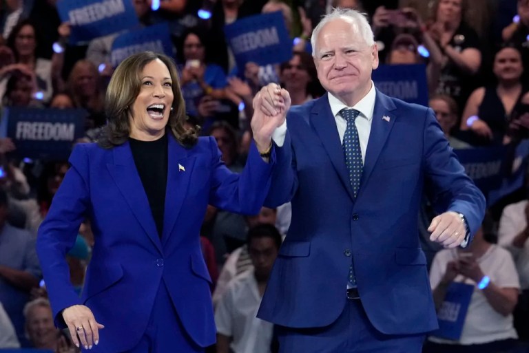 Likable enough: Harris looks to create new impression in acceptance speech