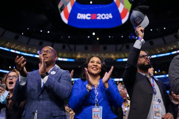 London Breed’s rivals fume over attendance at lavish DNC donor party