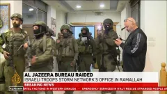 Israel denounces Al Jazeera as ‘mouthpiece of Hamas,’ raids offices in West Bank