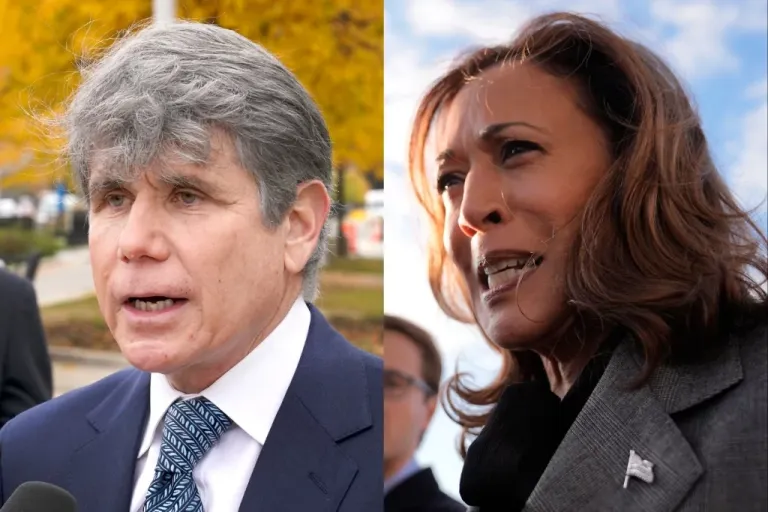Blagojevich compares Harris ‘hiding’ to football coach trying ‘to run out the clock’