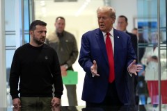 Trump meets with Zelensky after all and thanks him for ending ‘impeachment hoax’