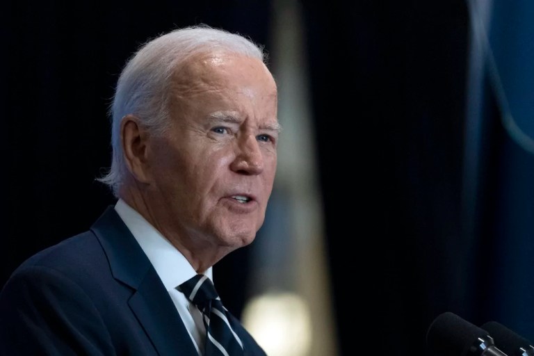 Biden pledges support for Georgia storm victims, challenges Congress