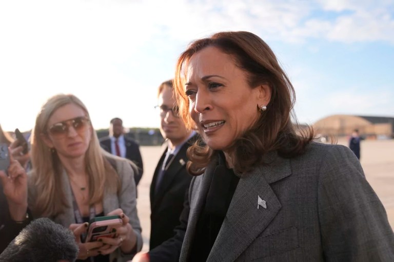 Harris says she hopes ‘the former vice president would agree to’ another debate in latest gaffe