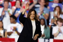 Harris skirts national press as she employs risk-averse media strategy