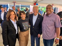 Harris makes Pittsburgh her home base for next five days