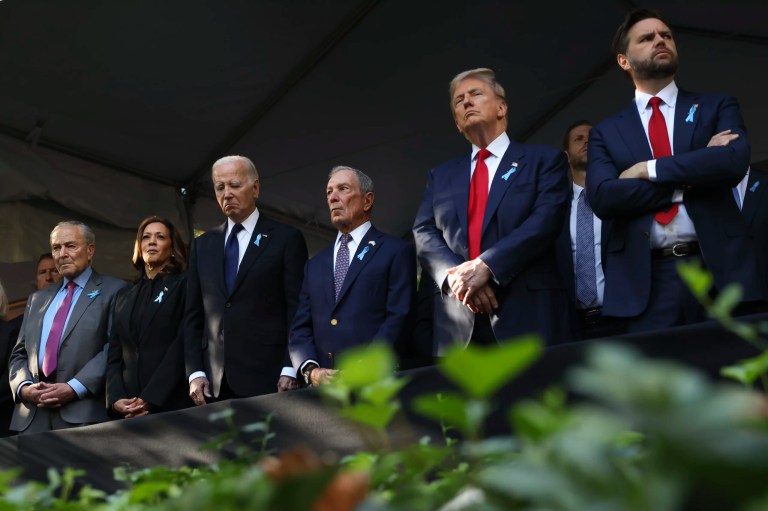 WATCH LIVE: Biden, Harris, and Trump attend wreath laying ceremony in Shanksville for Flight 93