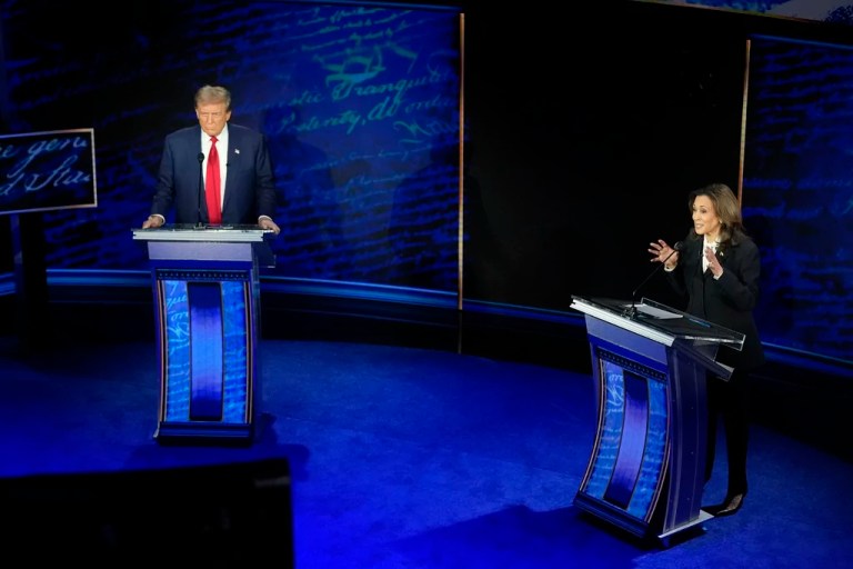 Harris grasps for absurdities