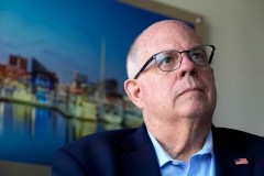 Democrats paint Larry Hogan as a phony Trump critic in latest rebrand