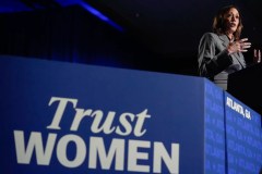 Fact check: Harris, in Georgia, blames woman’s death on state abortion law