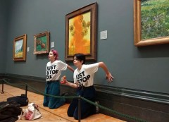 Climate activists slapped with prison time for throwing soup on Van Gogh painting