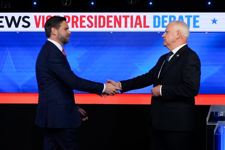 Seven times Walz and Vance agreed during the VP debate