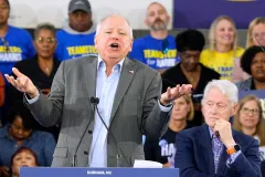 Tim Walz rebrands himself as an obnoxious fake tough guy