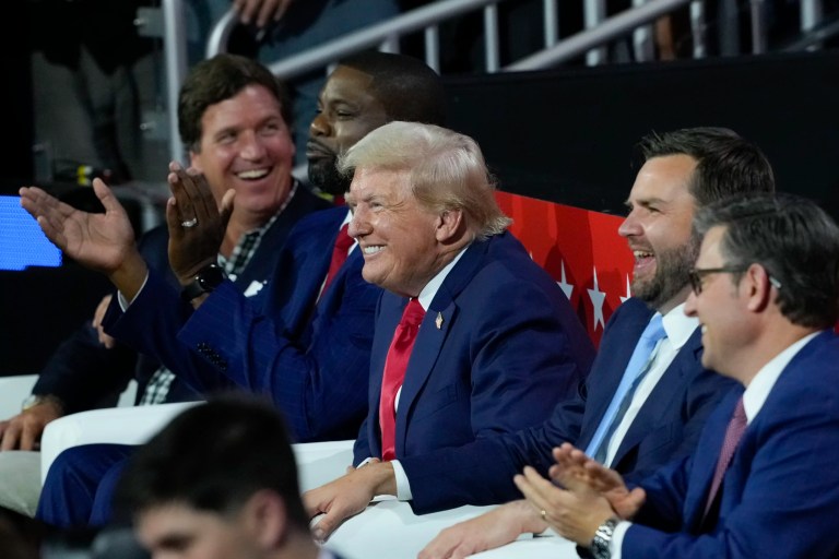 Tucker Carlson teams with Trump for hurricane relief benefit show