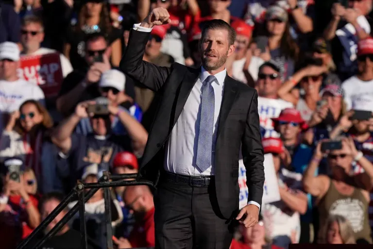 Eric Trump feels ‘love in the air’ ahead of Madison Square Garden rally
