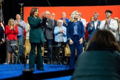 Harris hunts for GOP votes as Democrats fear her base support is eroding