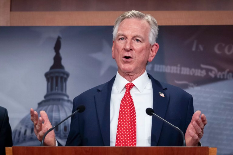 Tuberville predicts runoff for leader race, claims no candidate has majority