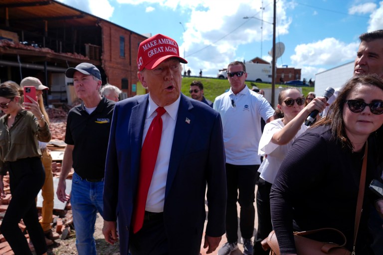 Trump-authorized GoFundMe seeks to give relief to Hurricane Helene victims