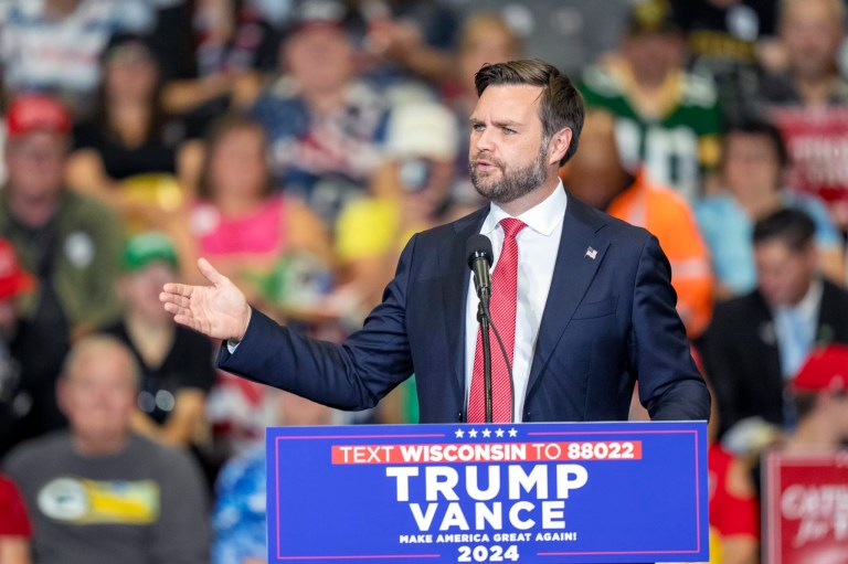 Vance and Trump ‘divide and conquer’ in campaign to win swing states