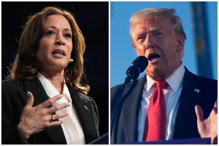 Harris accuses Trump staff of holding him back from second debate and 60 Minutes