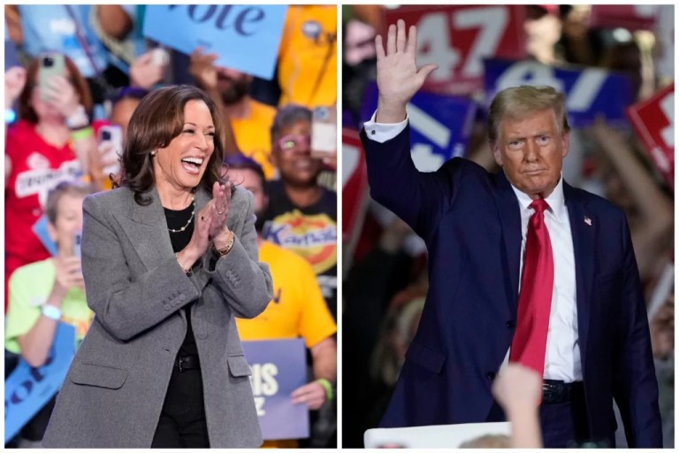 Trump and Harris blitz key states with election fast approaching