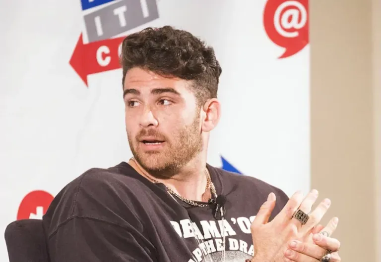 Hasan Piker attends Politicon at The Pasadena Convention Center.