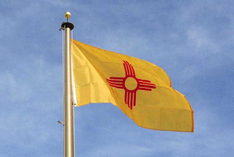 New Mexico flag.