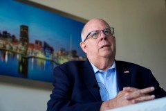 Trump endorsement haunts Hogan in final days of Maryland Senate battle