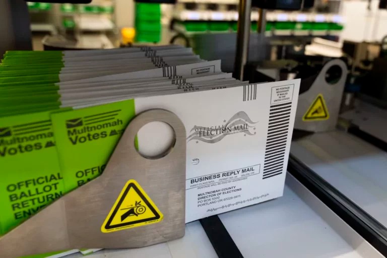 Two counties in Oregon and Washington facing issues with delivering mail ballots