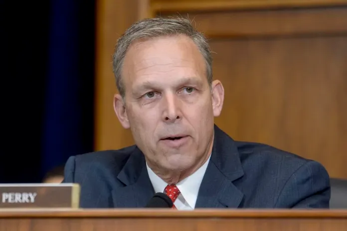 Rep. Scott Perry (R-PA) speaks during a House Committee on Foreign Affairs hearing