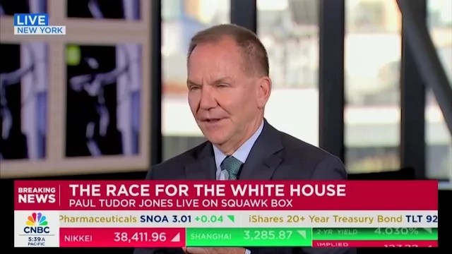 Paul Tudor Jones preps for Trump victory despite concerns about both candidates