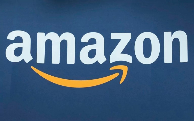 he Amazon logo is seen, June 15, 2023, at the Vivatech show in Paris. Amazon releases results, Thursday, Feb. 1, 2024.