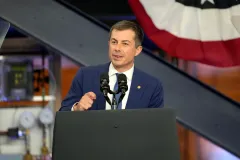 Buttigieg touts idea of a Harris win ‘finally’ sending Trump on his way
