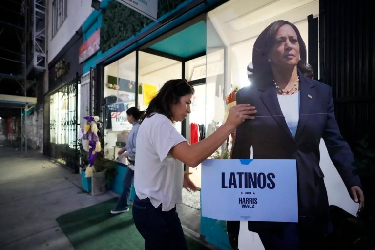 Steep decline in support from California Hispanics could signal deeper problems for Harris